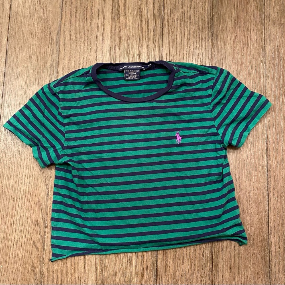 Ralph Lauren Sport Polo Crop Top